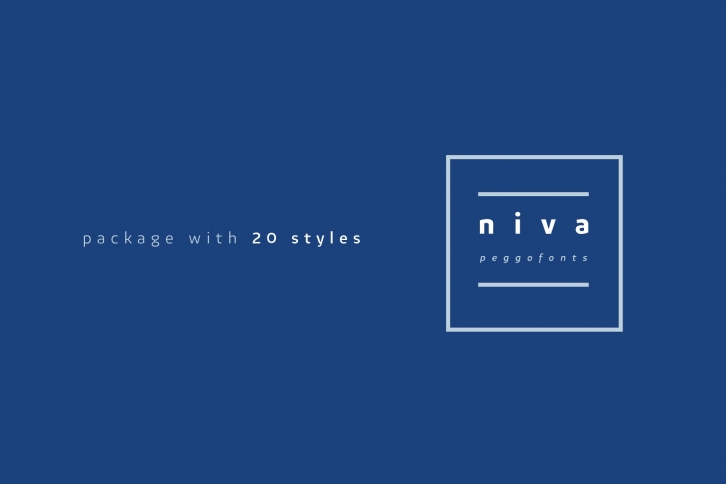 Niva + Niva Italic Font Download