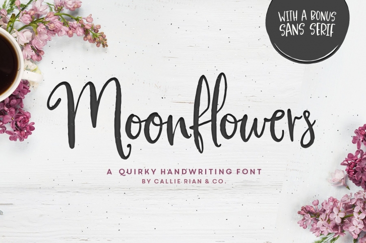 Moonflowers Family Font Download