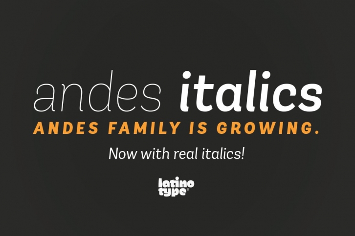 Andes Italic Family Font Download