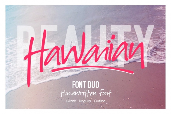 Hawaiian Duo + Swash Font Download