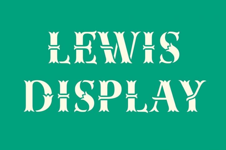 Lewis Display Font Download