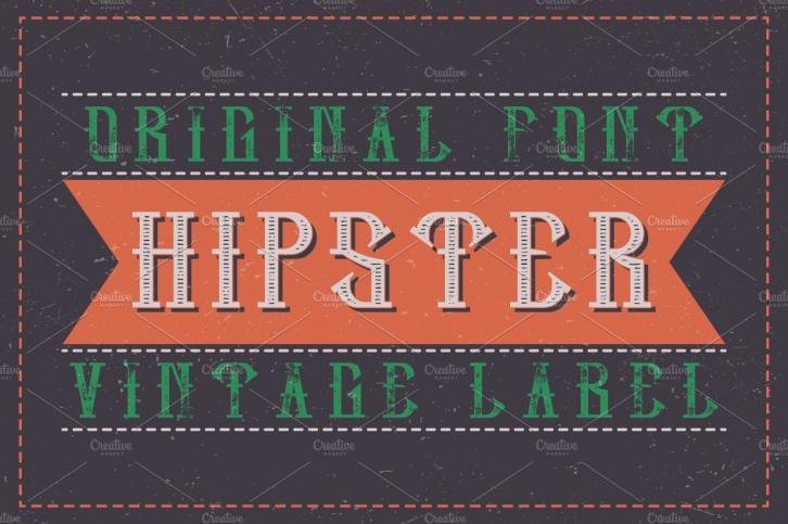 Hipster label typeface Font Download