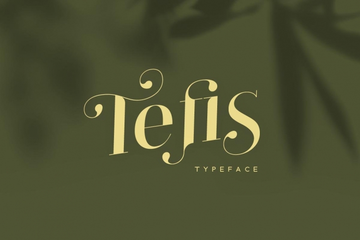 Tefis • 30% off Font Download