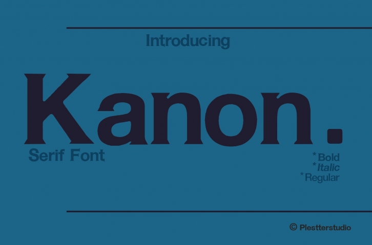 Kanon-Serif Family 20% OFF Font Download