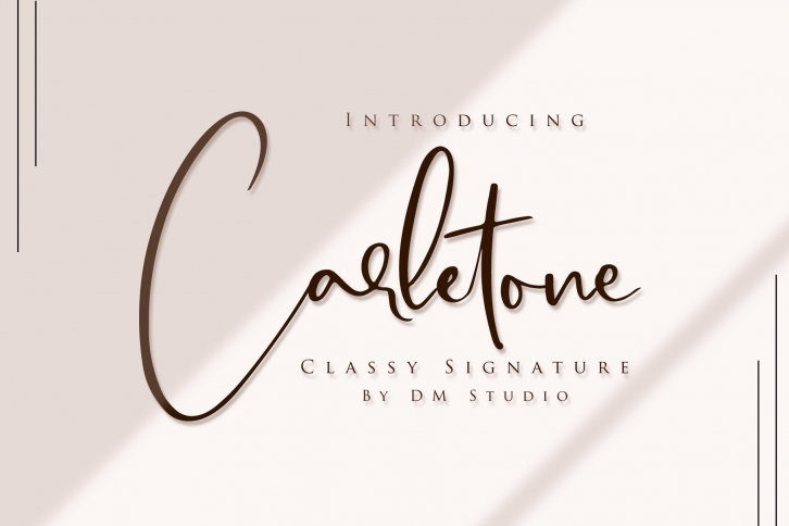 Carletone Font Download