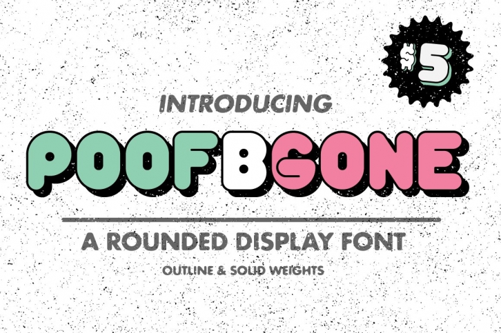 Poof B Gone Font Download