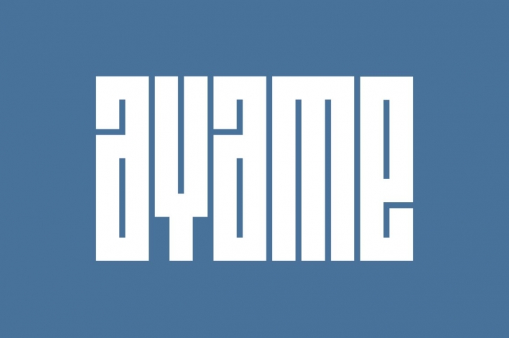 Ayame Typeface Font Download