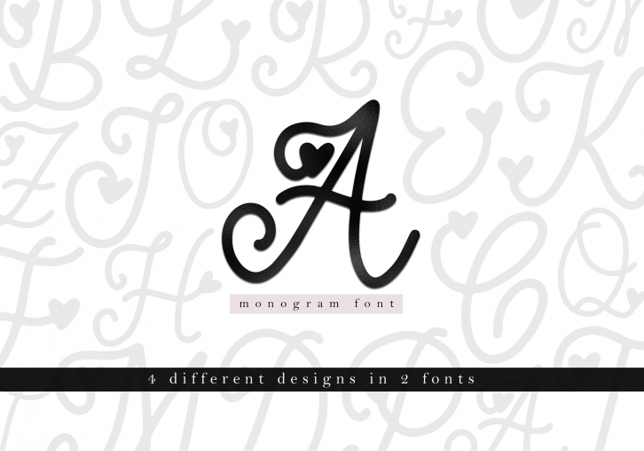 Handwritten Monogram Font Download