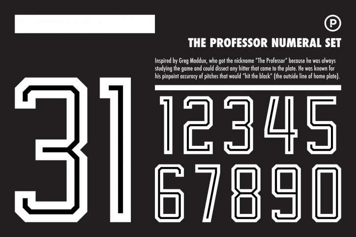 The Professor Numeral Set Font Download