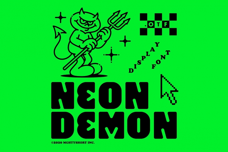 Neon Demon Font Download