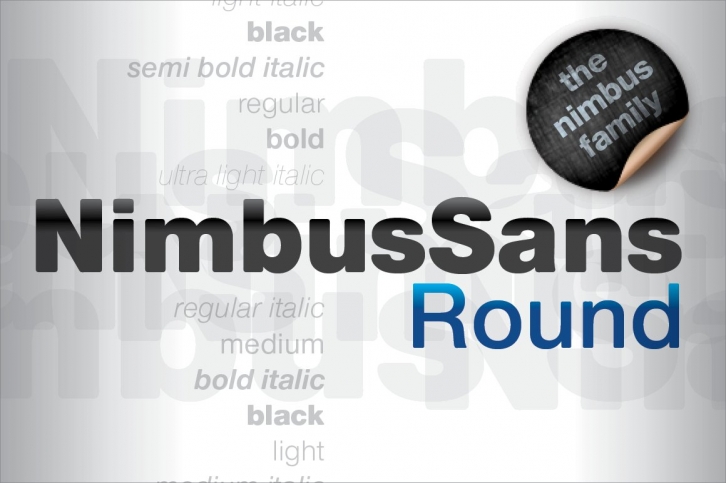 Nimbus Sans Round Ultra Light Font Download