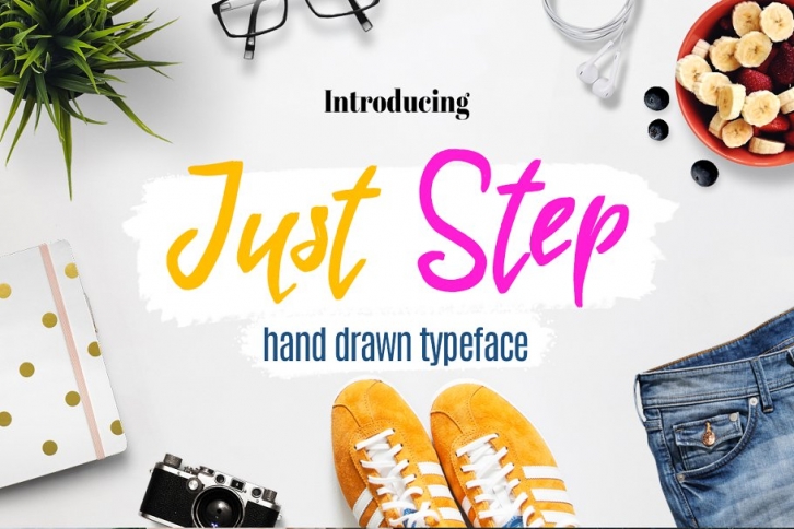 Just Step Typeface Font Download