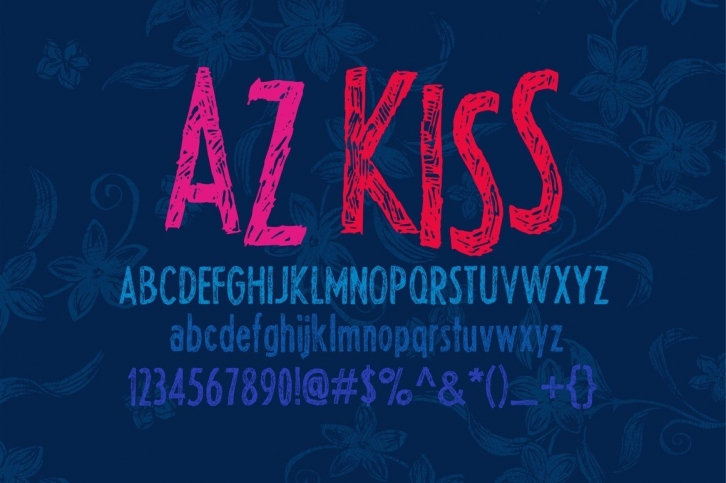 AZ Kiss Font Download