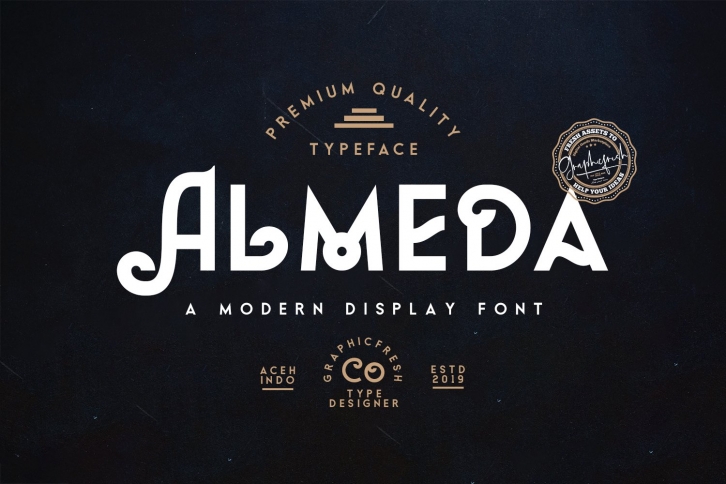 Almeda // A Modern Vintage Font Download