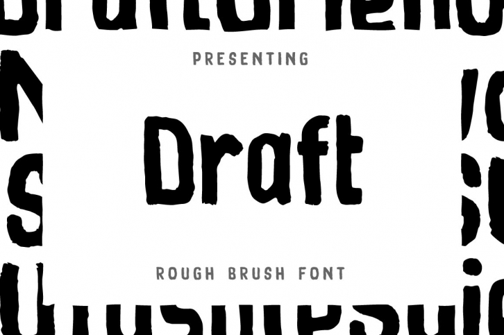 Draft Brush Font Download
