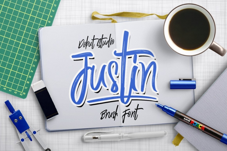 Justin Brush Font Download