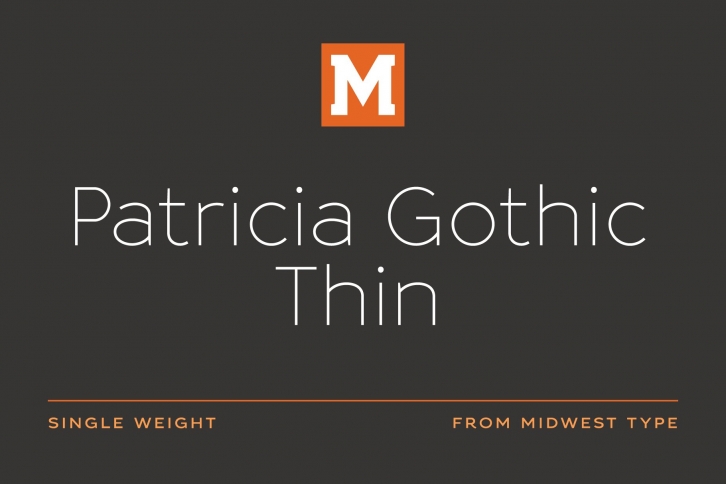 Patricia Gothic Thin Font Download
