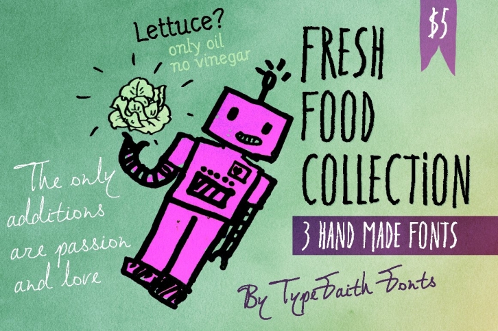 Fresh Food Collection Font Download