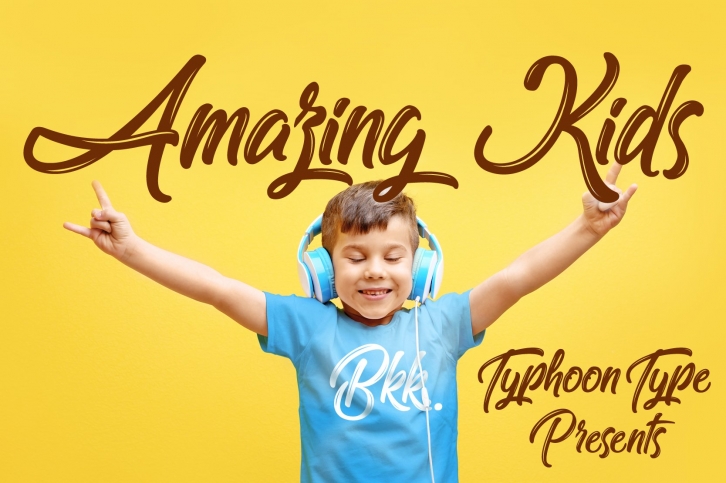 Amazing Kids font Font Download